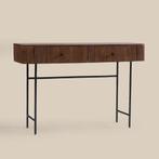 *WOONWINKEL* Sidetable Ribbel Hout 120 Cm, Huis en Inrichting, Tafels | Sidetables, Verzenden, Nieuw