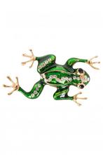 Broche Kikker 7X3.5Cm, Hobby en Vrije tijd, Feestartikelen, Verzenden, Nieuw