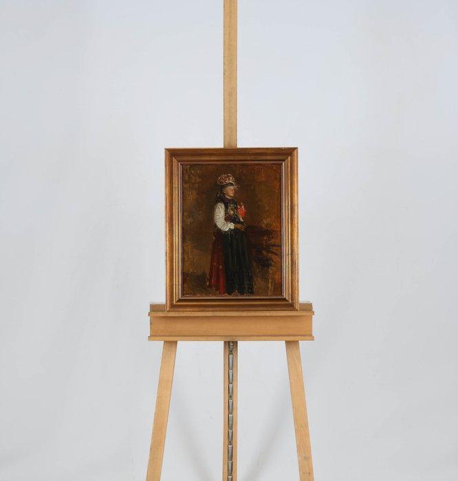 Albert Neuhuys (1844-1914) - Portret van een vrouw in, Antiek en Kunst, Kunst | Schilderijen | Klassiek