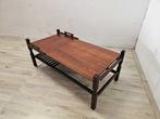 Middentafel - Hout, Teak - Salontafel met uitschuifbaar, Antiek en Kunst, Kunst | Designobjecten