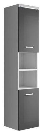 Badkamerkast Paso 35 x 35 x 160 cm Grijs Kolomkast, Verzenden, Nieuw, (Half)hoge kast
