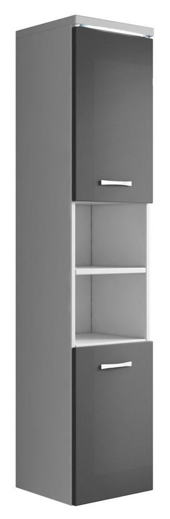 Badkamerkast Paso 35 x 35 x 160 cm Grijs Kolomkast, Huis en Inrichting, Badkamer | Badkamermeubels, Nieuw, (Half)hoge kast, Verzenden