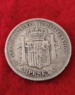 Spanje. Amadeo I. 5 Pesetas 1871 *18*71 SDM (Zonder