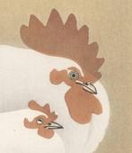 Rooster and Hen  - Koson Ohara (1877-1945) - Japan -, Antiek en Kunst