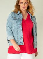 Yesta linen shirt v-hals knoopjes Maat:, Kleding | Dames, Verzenden, Nieuw, Overige kleuren