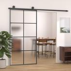 vidaXL Schuifdeur met beslag 102,5x205 cm ESG-glas en, Doe-het-zelf en Verbouw, Deuren en Horren, Verzenden, Nieuw