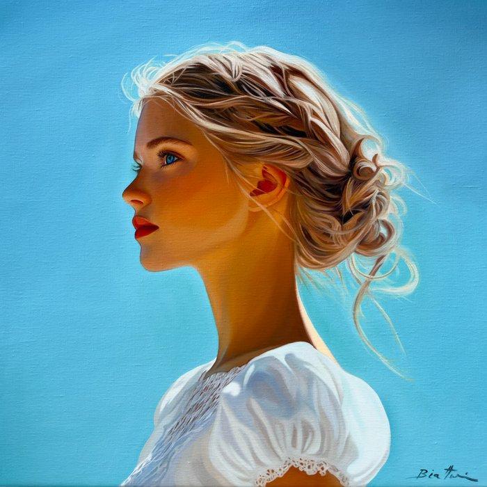 Biatturi Irina - Printemps, Antiek en Kunst, Kunst | Designobjecten