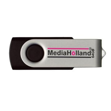 MediaHolland® USB Stick USB2.0 Twister 64GB MediaHolland beschikbaar voor biedingen