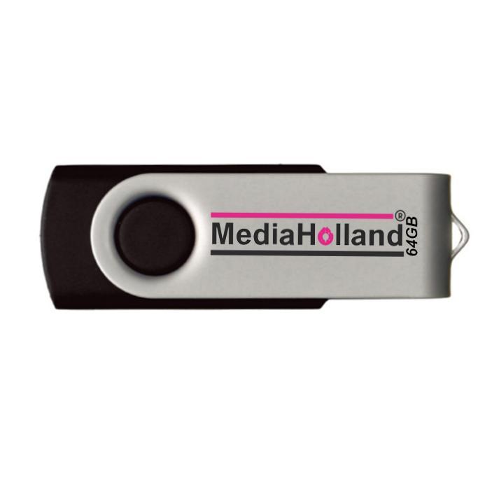 MediaHolland® USB Stick USB2.0 Twister 64GB MediaHolland, Computers en Software, USB Sticks, Verzenden