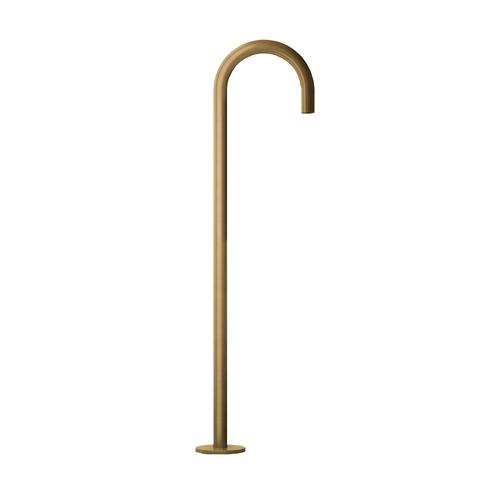 Baduitloop Hotbath Cobber Vrijstaand 106 cm Geborsteld, Doe-het-zelf en Verbouw, Sanitair, Kraan, Nieuw, Ophalen of Verzenden