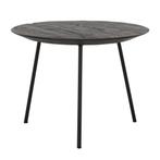 *WOONWINKEL* Teak Salontafel Schuine Rand Zwart, Huis en Inrichting, Tafels | Salontafels, Verzenden, Nieuw
