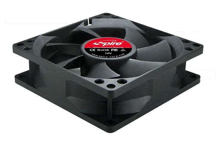 Spire ventilator 80 x 25 mm - PC ventilator - koeling PC - b, Computers en Software, Computerkoelers, Nieuw, Verzenden