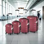 Kofferset Mila 4-delig met bagageweger en bagagelabels - wij, Verzenden, Nieuw
