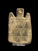 Chalcolithisch Steen Iberische idoolplaat - 11.5 cm