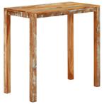 vidaXL Bartafel 112x55x108 cm gerecycled massief mangohout, Huis en Inrichting, Tafels | Bijzettafels, Verzenden, Nieuw, Hout