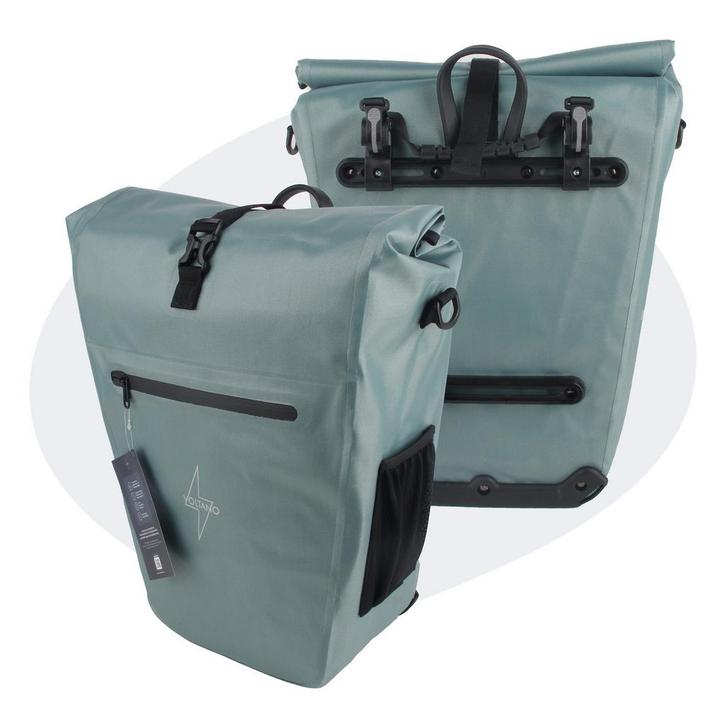 Voltano Luxe E-bike Fietstas 28L - Ice Blauw - Pakaftas Met, Fietsen en Brommers, Fietsaccessoires | Fietstassen, Nieuw, Verzenden