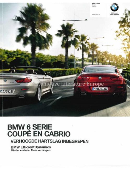 2012 BMW 6 SERIE COUPE | CABRIOLET BROCHURE NEDERLANDS, Boeken, Auto's | Folders en Tijdschriften, BMW