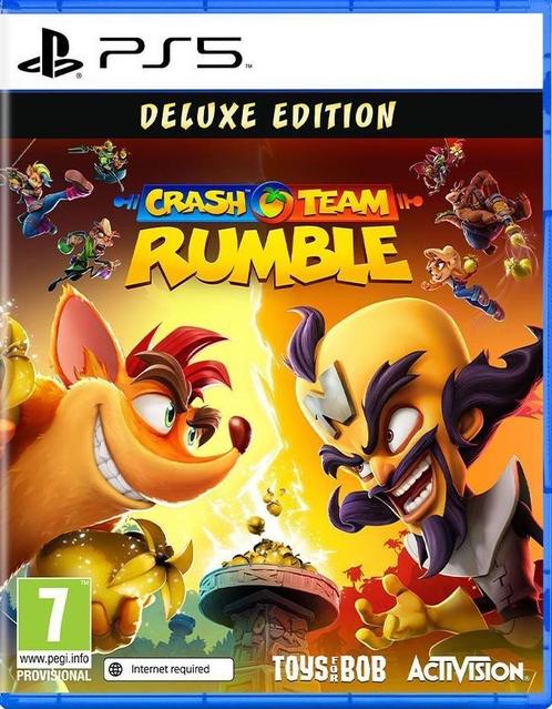 Crash Team Rumble Deluxe Edition (PlayStation 5), Spelcomputers en Games, Games | Sony PlayStation 4, Gebruikt, Vanaf 3 jaar, Verzenden