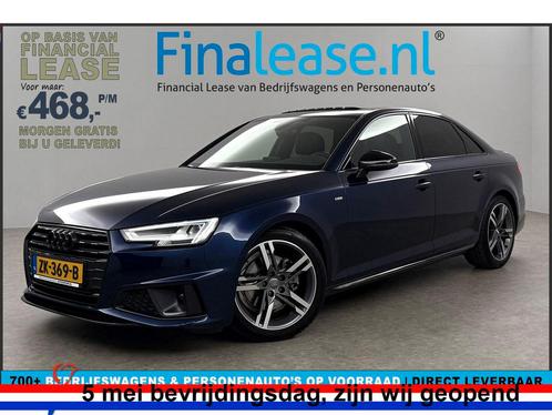 Audi A4 35 TFSI 150PK S-line Pano LED Sfeer Clima PDC €468pm, Auto's, Audi, Lease, Automaat, Sedan, Benzine, Blauw, Verzenden