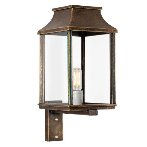 Goteborg Muurlamp Brons Buitenverlichting Strak & modern, Tuin en Terras, Buitenverlichting, Verzenden