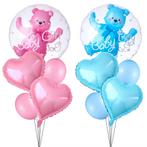 Gender reveal ballonnen set Baby Boy Baby Girl beer 10-delig, Hobby en Vrije tijd, Verzenden, Nieuw, Versiering, Geboorte of Huwelijk