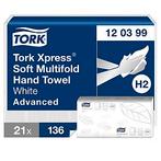 Handdoek tork xpress h2 advanced multi 2lgs 120399 | Krimp a, Ophalen of Verzenden