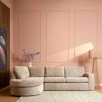 MySofa Alma | Divan Links + 2,5 zits | Beige | Trenza 08, Ophalen of Verzenden, Nieuw