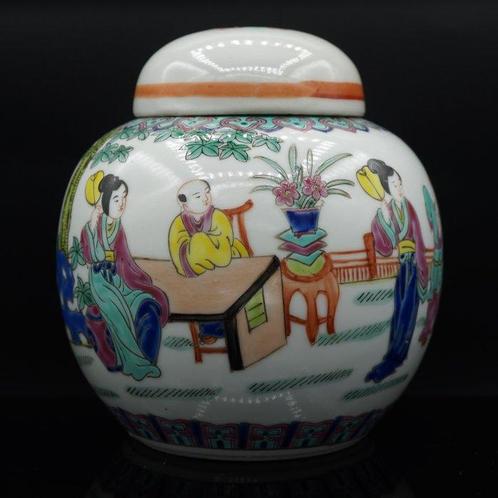 Gemberpot - Porselein - Chinese porseleinen vaas, Antiek en Kunst, Antiek | Overige Antiek
