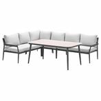Garden Impressions Tineo lounge dining set 5-delig - donker, Verzenden, Nieuw