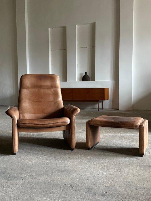 de Sede - Fauteuil - DS-50 - Leder - Sessel & Ottoman, Antiek en Kunst, Antiek | Meubels | Stoelen en Banken