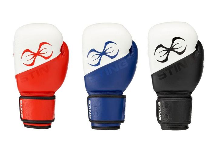 STING Bokshandschoen ORION PRO | Zwart (Maat: 16OZ), Sport en Fitness, Vechtsporten en Zelfverdediging, Vechtsportbescherming