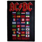 AC/DC - Are You Ready? Flags - Patch officiële merchandise, Verzamelen, Ophalen of Verzenden, Nieuw, Kleding