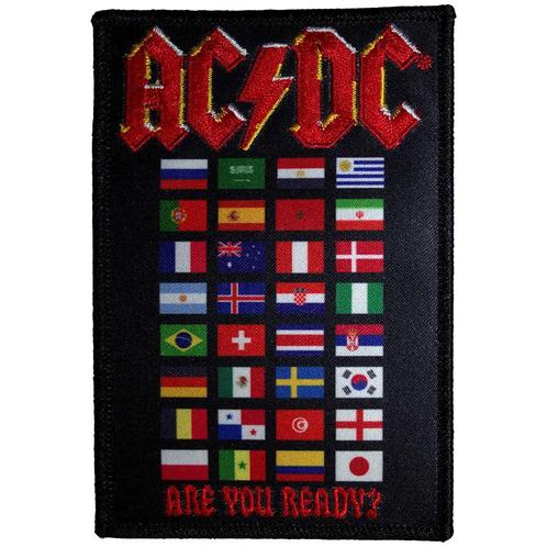 AC/DC - Are You Ready? Flags - Patch officiële merchandise, Verzamelen, Muziek, Artiesten en Beroemdheden, Kleding, Nieuw, Ophalen of Verzenden