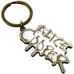 Alice Cooper - Dripping Logo Gold Sleutelhanger off. merch., Verzamelen, Ophalen of Verzenden, Nieuw, Gebruiksvoorwerp
