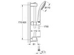 GROHE Euphoria Duo Doucheset - Handdouche Ã¸ 11 cm - 2, Verzenden, Zo goed als nieuw
