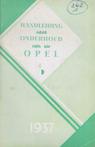 1937 Opel Instructieboekje Handleiding in het Nederlands