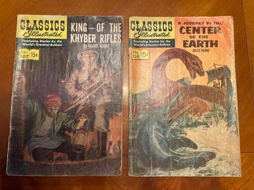 Classics Illustrated #107 + #138 - King-Of the Khyber Rifles, Boeken, Strips | Comics