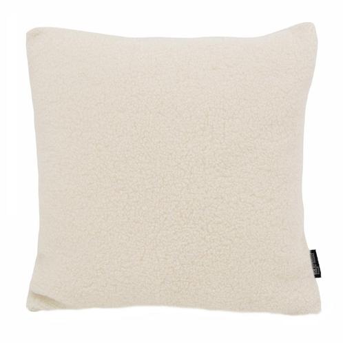 Teddy Crème | 45 x 45 cm | Kussenhoes | Polyester, Huis en Inrichting, Woonaccessoires | Kussens, Verzenden