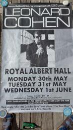 Leonhard Cohen - Huge Vintage Poster Leonard Cohen 1988 -, Antiek en Kunst