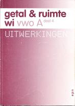 Getal en Ruimte A VWO deel 4 Uitwerkingen, Nieuw, Verzenden