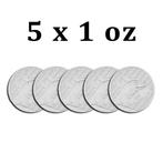 Kroatië. 4 Euro 5 x 2024 1 oz Silver Croatia 4 Euro “Black