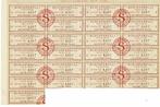 Frankrijk. 12x x Originele oude Actions de cent Francs van