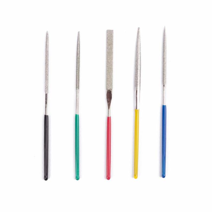 Benson Vijlset - Diamant - Micro - 100 mm - 5 delig - Ste..., Doe-het-zelf en Verbouw, Gereedschap | Handgereedschap, Nieuw, Ophalen of Verzenden