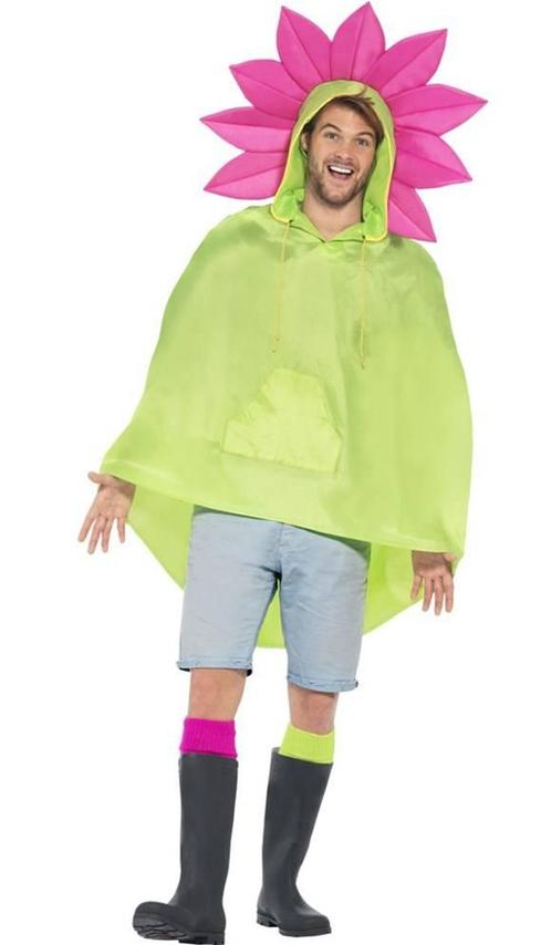Party Poncho festival bloem, Kleding | Dames, Carnavalskleding en Feestkleding, Nieuw, Ophalen of Verzenden