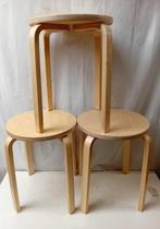IKEA - Kruk - Frosta - Birch, Multiplex - Drie krukken, 2000
