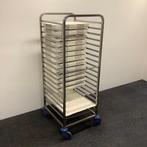 Regaalwagen RVS RWR 161 Blanco + 94 dienbladen, Ophalen of Verzenden