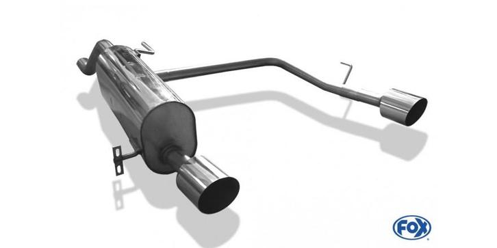 FOX Opel Corsa D - NRE-Edition bumper einddemper uitgang rec, Auto-onderdelen, Uitlaatsystemen, Nieuw, Verzenden