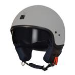 Motocubo wasp jethelm met vizier | grijs glanzend | ECE 22.0, Verzenden, Nieuw met kaartje