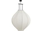 Mica Decorations Pego Hanglamp - H94 x Ø70 cm - Linnen - Off, Huis en Inrichting, Lampen | Hanglampen, Verzenden, Nieuw