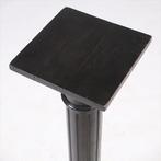 Zwart gepolitoerde zuil met cannelures ca 1875 Hollands No32, Antiek en Kunst, Ophalen of Verzenden